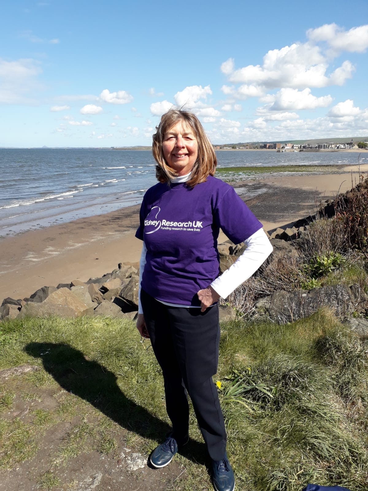 Lesley Forrest taking part in the Captain Tom 100k challenge