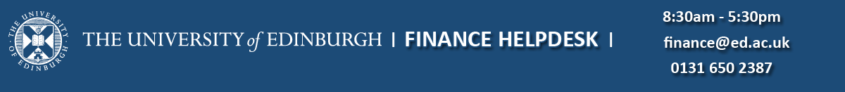 Finance Helpdesk Footer